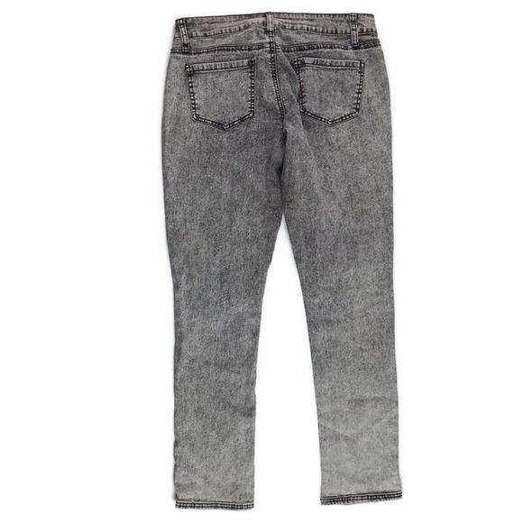 Mossimo Stretch Low Rise Juniors Acid Wash Black Jegging Jeans Womens 11 - Picture 4 of 7